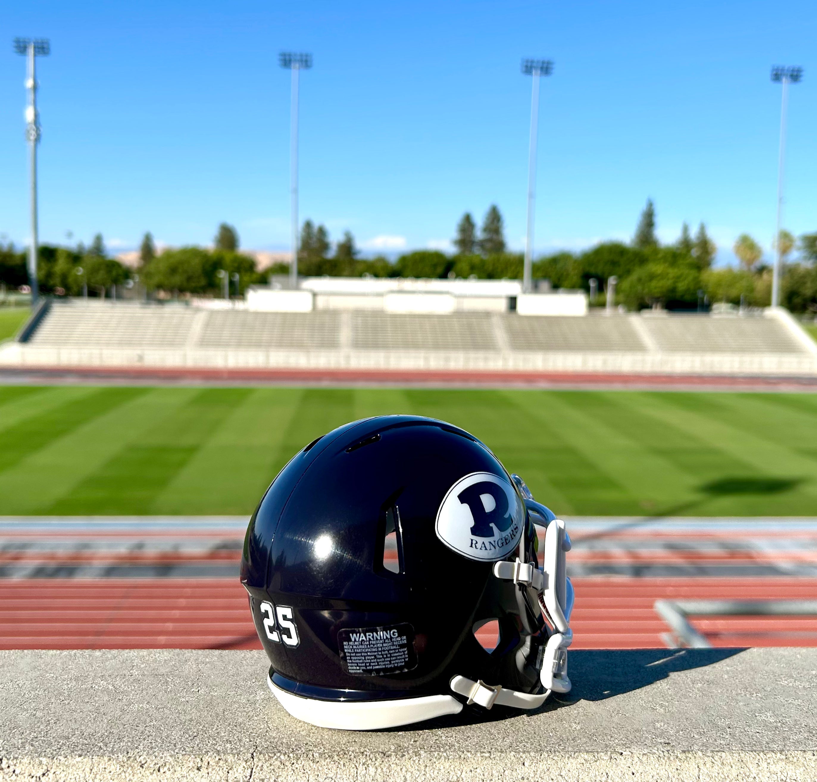 2025 Redwood Rangers Mini Football Helmet