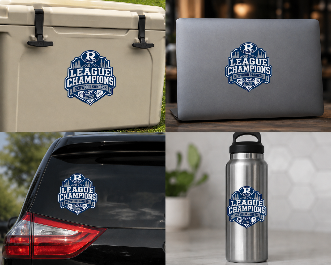 2025 East Yosemite League Champions Decal | Redwood Rangers Limited Edition